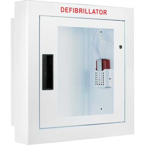  SHC007 Semi-Recessed Large Cabinet with Alarm, Zoll AED Plus&reg;/Zoll AED 3/Cardio-Science/Physio-Control For, Non-Medical