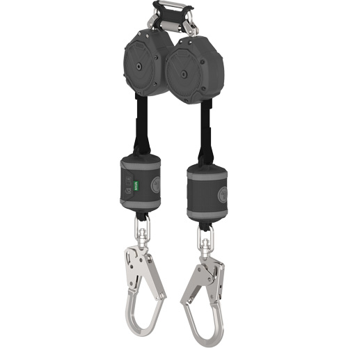 MSA VSOHW-012-QH-C V-Shock&reg; Non-Leading Edge Personal Fall Limiter, 6', Web, Swivel