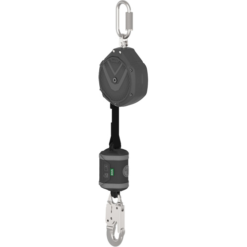 MSA VSOHW-021-NG-C Limiteur de chute personnel V-Shock sans bord d'attaque, 8', Sangles, Stationnaire