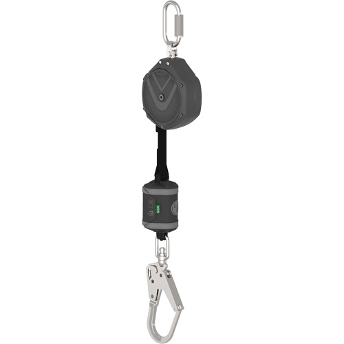 MSA VSOHW-021-NM-C Limiteur de chute personnel V-Shock sans bord d'attaque, 8', Sangles, Pivotant