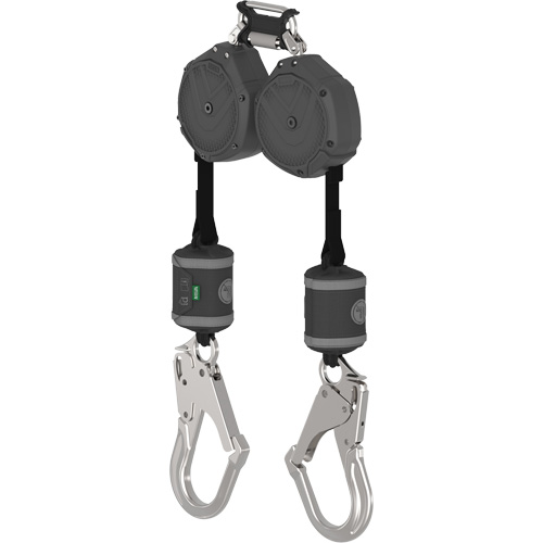 MSA VSOHW-022-QA-C Limiteur de chute personnel V-Shock sans bord d'attaque, 8', Sangles, Stationnaire