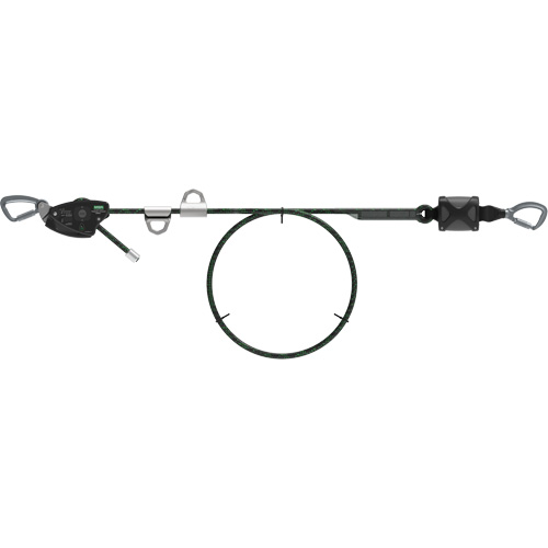 MSA 10219294 Corde de 100' pour ligne de vie temporaire horizontale, Corde d'alpinisme