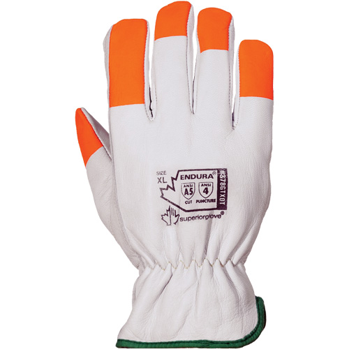 Superior Glove Works Ltd. 378GTXOT-S Endura&reg; Cut-Resistant Gloves, Size Small/7, Goatskin/TenActiv Shell, ASTM ANSI Level A5