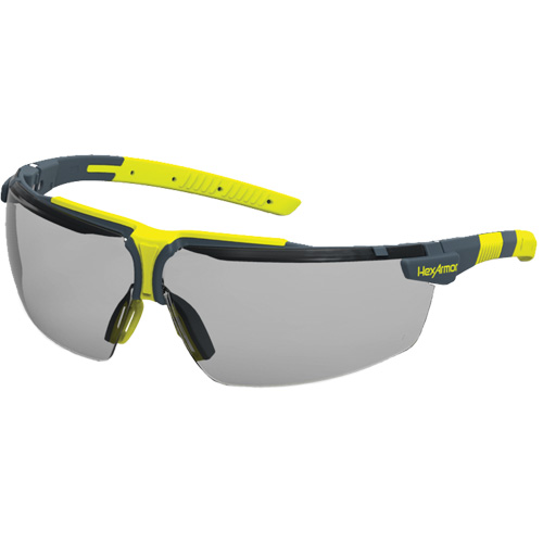 Hexarmor 11-19007-02 VS300 TruShield&reg; Safety Glasses, 1.0/23% Grey Lens, Anti-Fog, ANSI Z87+/Meets/Exceeds CSA Z94.3