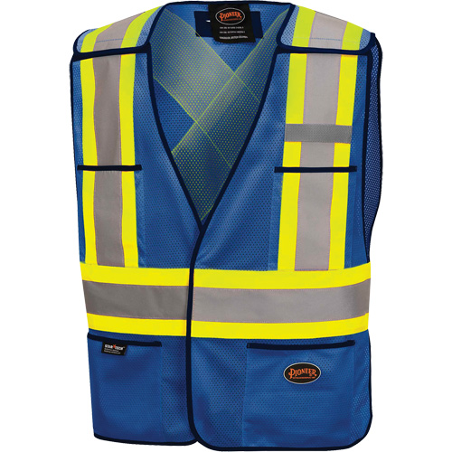 Pioneer V1020780-O/S 6927RB Veste de s&eacute;curit&eacute; d&eacute;tachable, Bleu royal, Polyester