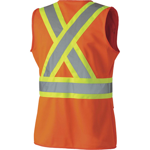 Pioneer V1021850-3XL 136 Veste de s&eacute;curit&eacute; pour femme, Orange haute visibilit&eacute;, 3T-Grand, Polyester