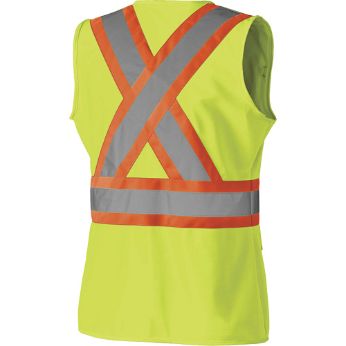 Pioneer V1021860-XS 139 Veste de s&eacute;curit&eacute; pour femme, Jaune lime haute visibilit&eacute;, T-petit, Polyester