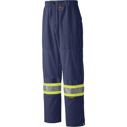 Pioneer V1070380-XS 6003P Traffic Safety Pants, Polyester, X-Small, Navy Blue