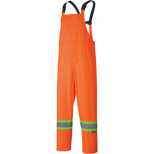Pioneer V1080150-L 5598 Combinaison de pluie imperm&eacute;able et l&eacute;g&egrave;re, Polyester/PVC, Grand, Orange haute visibilit&eacute;