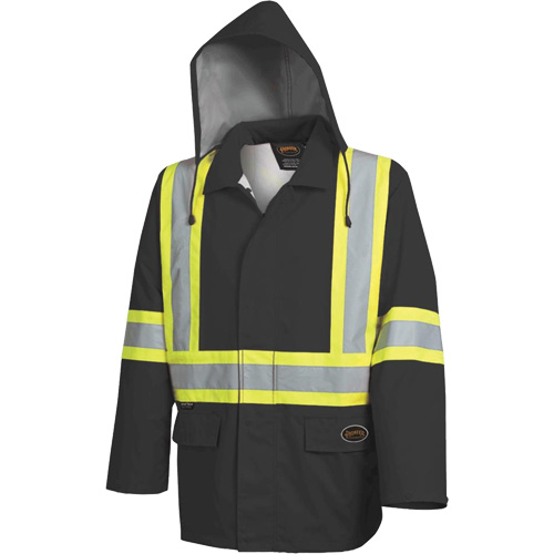 Pioneer V1081370-XL 5628BK Veste de s&eacute;curit&eacute; The Rock 300D imperm&eacute;able, Polyester, Noir, T-Grand