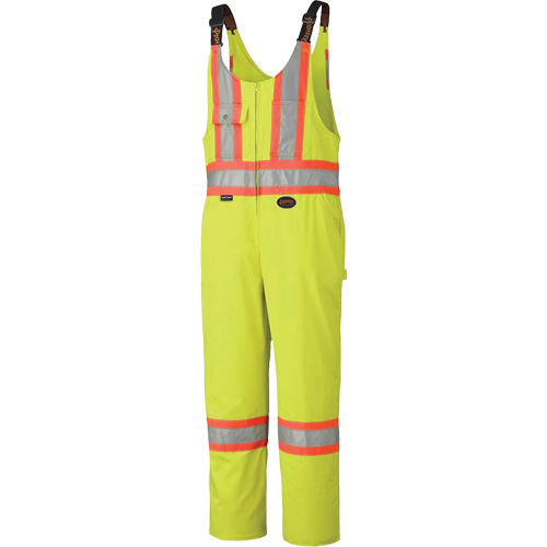 Pioneer V2030160-58 6616 Overalls, Poly-Cotton, 58, High Visibility Lime-Yellow
