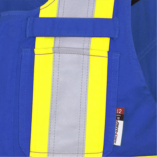 Pioneer V2540450-M 7714 FR-Tech&reg; Flame-Resistant Overalls, Medium, Royal Blue