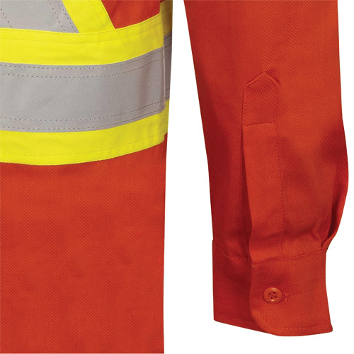 Pioneer V2540460-4XL 7743 Chemise de s&eacute;curit&eacute; ignifug&eacute;e FR-Tech, 4T-Grand, Orange haute visibilit&eacute;