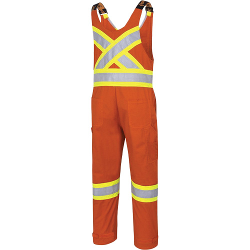 Pioneer V2540480-4XL 7712 FR-Tech&reg; Flame-Resistant Overalls, 4X-Large, High Visibility Orange