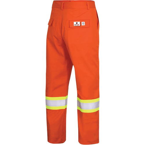 Pioneer V2540550-40X32 7763 FR-Tech&reg; 88/12 Arc Rated High-Visibility Safety Pants, 40, x 32, High Visibility Orange, 9.7 cal/cm²