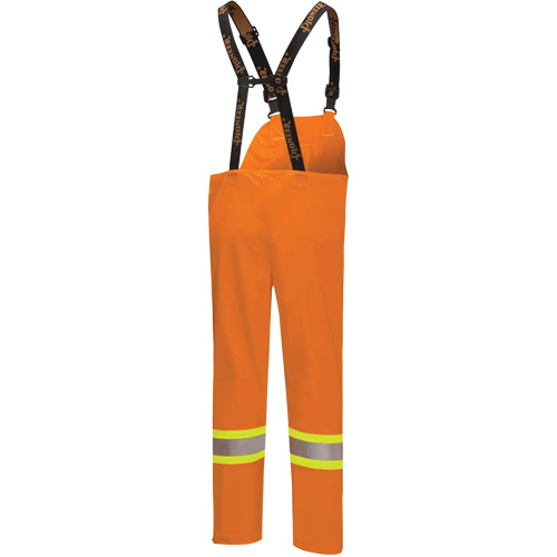 Pioneer V3520750-5XL 5882 FR/Arc-Rated Waterproof Safety Bib Pants, 5X-Large, High Visibility Orange