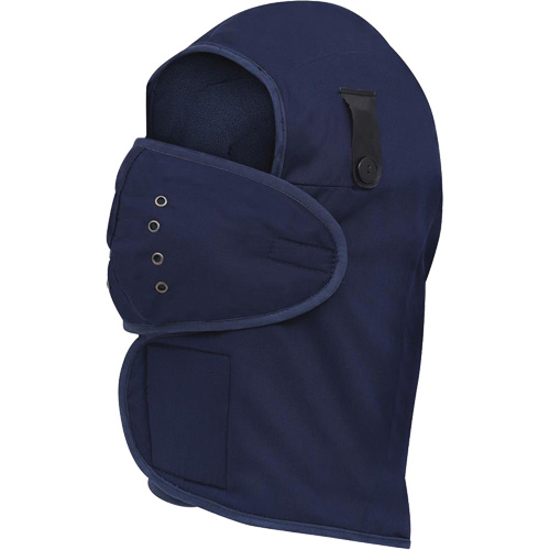 Pioneer V4040280-O/S 565N Long-Necked Hardhat Liner, Fleece Lining, One Size, Navy Blue
