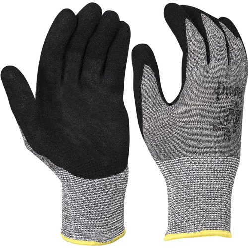 Pioneer V5011240-L 5362 Gants r&eacute;sistant &agrave; la coupe, Taille Grand, Calibre 13, Rev&ecirc;tement Mousse de nitrile, ASTM ANSI niveau A7