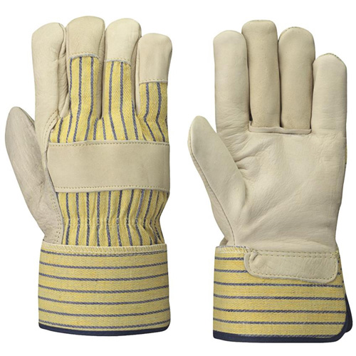 Pioneer V5020400-O/S 536 Fitter's Gloves, One Size, Grain Cowhide Palm