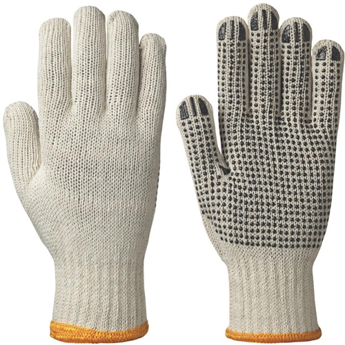 Pioneer V5060910-L 501 Gants tricot&eacute;s &agrave; points sur la paume, Poly/coton, Grand