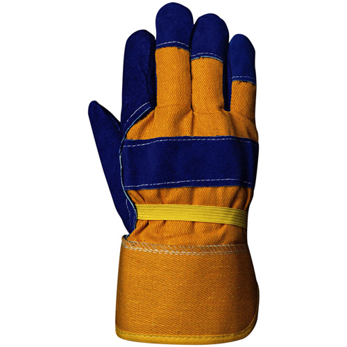 Pioneer V5081600-O/S 655 Insulated Fitter's Gloves, One Size, Split Cowhide Palm, Boa Inner Lining