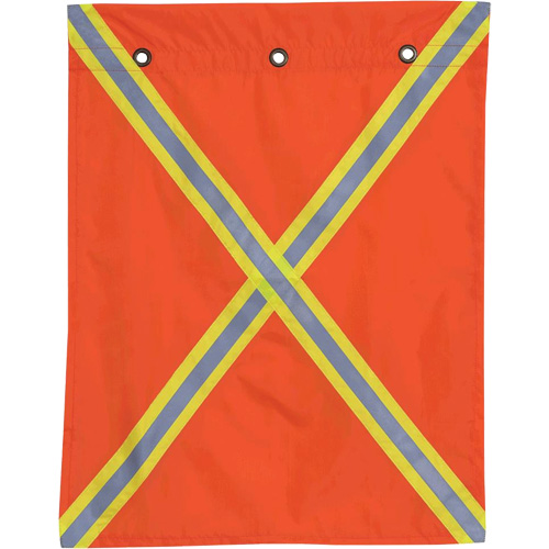 Pioneer V6300360-O/S 353 Drapeau avec bande r&eacute;fl&eacute;chissante, Polyester