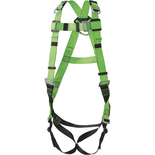 Peakworks V8002030 FBH-10000E Contractor Series Safety Harness, CSA Certified, Class AE, 400 lbs. Cap.