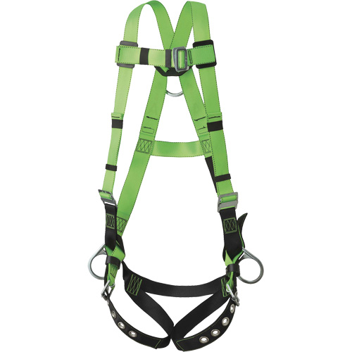 Peakworks V8002210 FBH-10020B Contractor Series Safety Harness, CSA Certified, Class AP, 400 lbs. Cap.