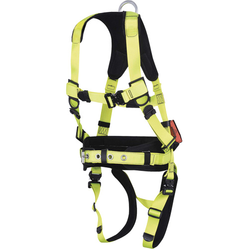 Peakworks V8005104 FBH-70110A PeakPro Plus Series Safety Harness with Trauma Strap, CSA Certified, Class A, X-Large