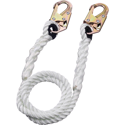 Peakworks V8151006 LAN-1222-6 Rope Restraint Lanyard, 1 Legs, 6', CSA Class A
