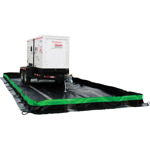 Ultratech 8405 Collapsible Wall Ultra-Containment Berm&reg;, 179 US gal. Capacity, 4' W x 6' L x 12" H, Hinge Bracket