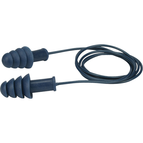 PIP Global Safety NP267HPR410D Bouchons doreilles en TPR d&eacute;tectables et r&eacute;utilisables, Avec cordon, Vrac - Boîte, 27 dB NRR, Taille unique