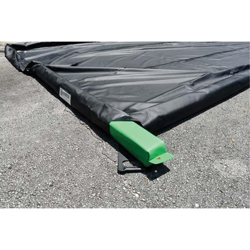 Ultratech 8963 Berme Plus Ultra-Containment Berm, Capacit&eacute; 598 gal. US, 12' la x 20' lo x 3,6" h, Paroi en mousse