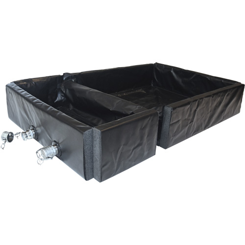 Ultratech 8490 Ultra-Track Berm, 144 US gal. Capacity, 4' W x 6' L x 12" H, Foam Wall