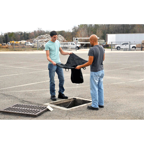 Ultratech 9800 Barri&egrave;re flottante contre les Archaea Ultra-Drain Guard, Bior&eacute;m&eacute;diation/Huile & s&eacute;diments, 48" lo x 36" la