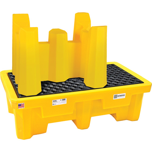Ultratech 2386 1-Drum Ultra-Drum Rack Containment Systems&reg;, 52" L x 49.5" W x 29" H, 66 US gal. Capacity