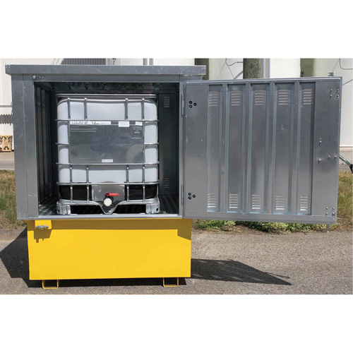 Ultratech 1185 Couvercle rigide en acier Ultra-IBC, 71,1" lo x 83,1" la x 66,3" h, Capacit&eacute; de charge 5640 lb