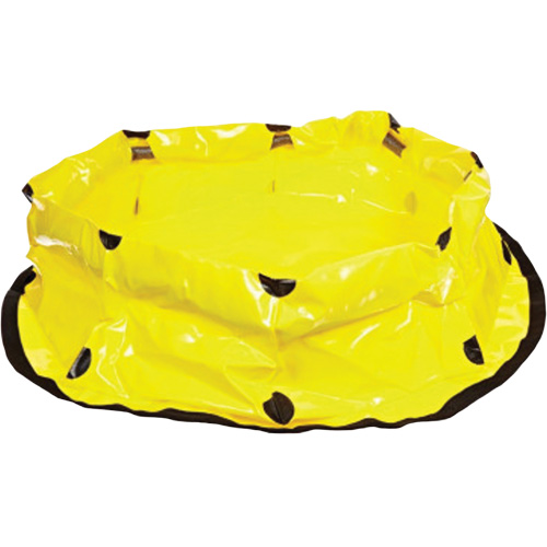 Ultratech 8068-YEL UltraTech Ultra-Pop Up Spill Containment Pool, 53" dia., 66 US gal. Capacity