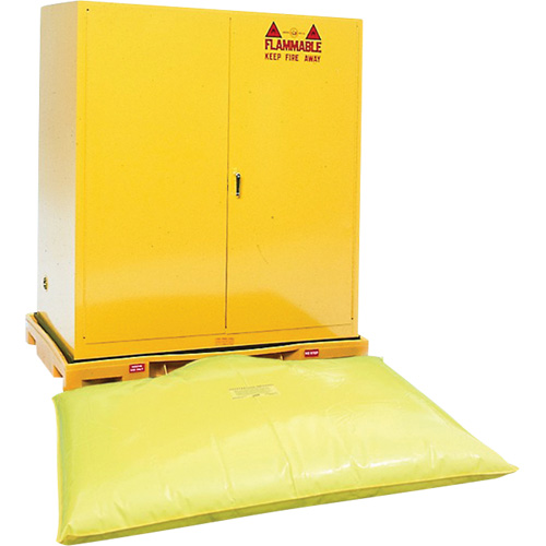 Ultratech 2421 Double Drum Ultra-Safety Cabinet Bladder System, 63" lo x 38,5" la x 6,3" h, Capacit&eacute; de charge 3000 lb