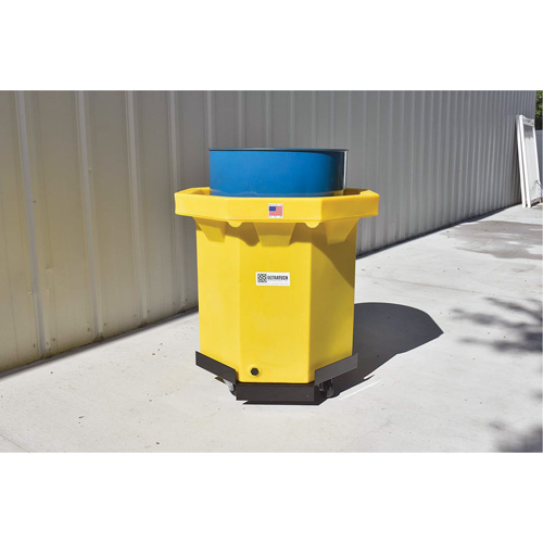 Ultratech 1040 Flat-Bottom Ultra-Spill Collector&reg;, 66 US gal., Mobile