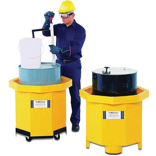 Ultratech 1041 Transpalette pour Ultra-Spill Collector, 66 gal. US, Mobile