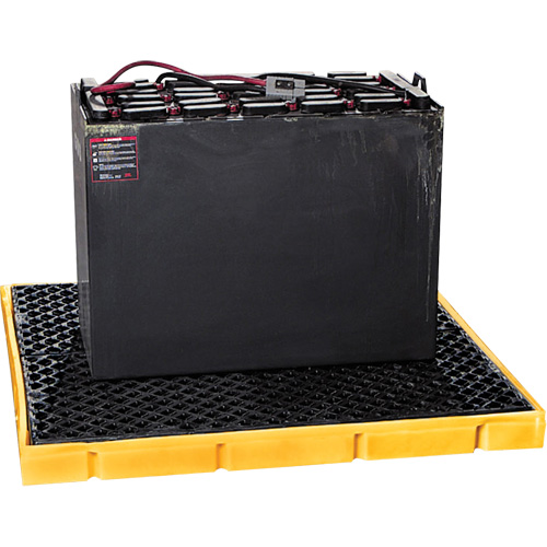 Ultratech 2223 4-Drum Ultra-Spill Deck&reg;, 35 US gal. Spill Capacity, 54.5" x 54.5" x 4.3"