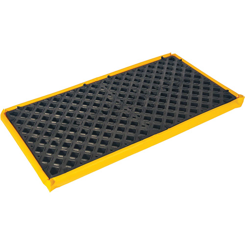 Ultratech 1351 2-Drum Flexible Ultra-Spill Deck&reg;, 11 US gal. Spill Capacity, 48" x 24" x 2.5"