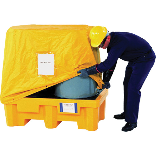 Ultratech 1010 2-Drum Ultra-Spill Pallet&reg;, 66 US gal. Spill Capacity, 53" x 29" x 16.5"