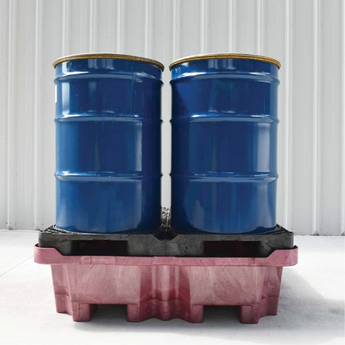Ultratech 0801 Palette de d&eacute;versement Ultra-Spill King, 4 barils, Capacit&eacute; de d&eacute;versement 85 gal. US, 51" x 51" x 17,5"