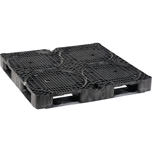 Ultratech 3000801 4-Drum Ultra-Spill King&reg; Drum Pallet (Only), 85 US gal. Spill Capacity, 48.8" x 48.8" x 5.5"
