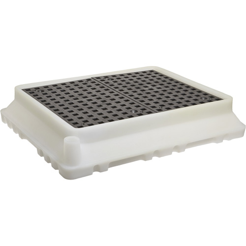 Ultratech 1061 P4 Ultra-Spill Tray, 17" lo x 21" la x 4" h, Cap. de d&eacute;versement 2,9 gal. US