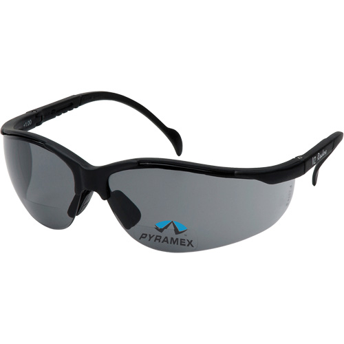 Pyramex SB1820R15 Venture II&reg; Readers Safety Glasses, Grey/1.5 Lens, Anti-Reflective/Anti-Scratch, Meets/Exceeds CSA Z94.3