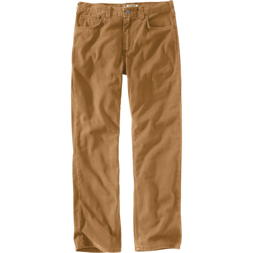 Carhartt 102517-918W34L32 Rugged Flex&reg; Relaxed Fit 5-Pocket Work Pants, Cotton/Spandex, Brown, Size 34