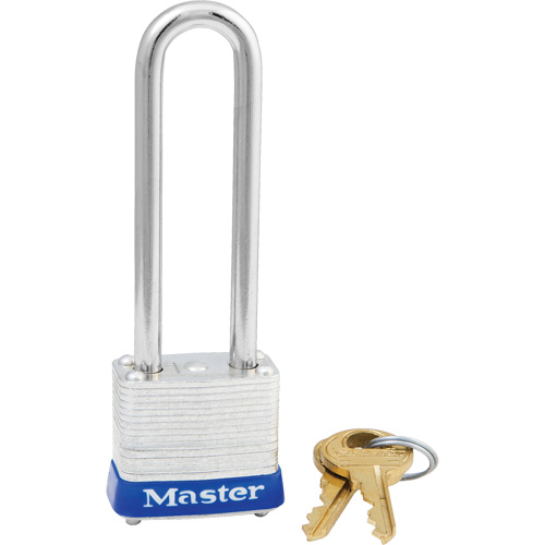 Master Lock 7KALJ KEY #P125 Padlock, Silver, Keyed Alike, Laminated Steel, 1-1/8" Width